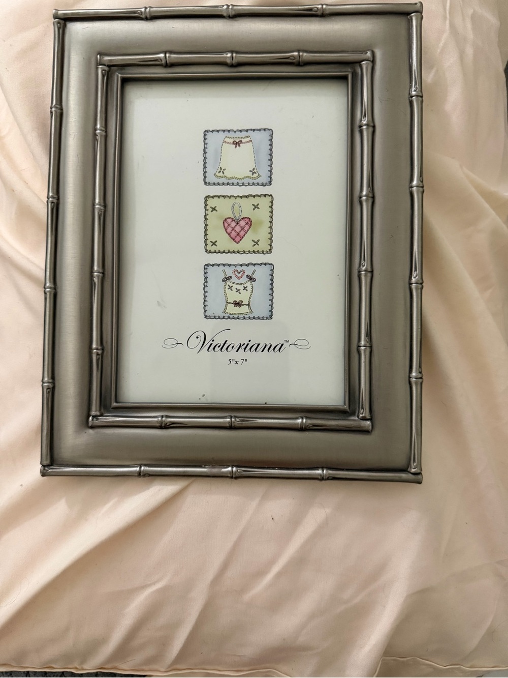 Victorian-Style Silver Picture Frame - 5x7